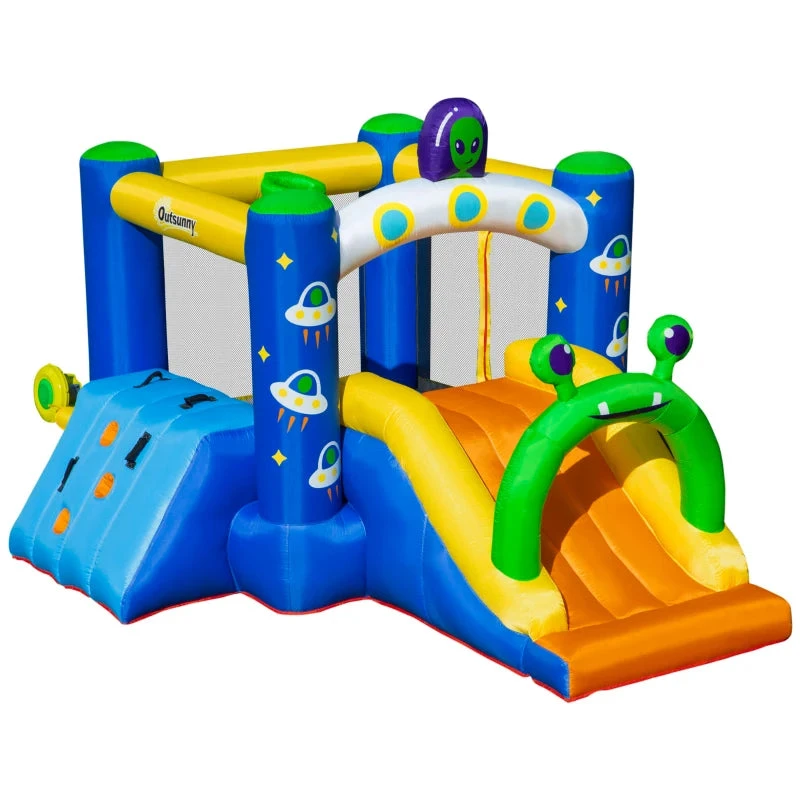 Outsunny Bouncy Castle Alien Design 1 Outsunny Bouncy Castle Alien Design