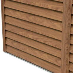 Outsunny Outdooor Storage Shed Wooden Effect Galvanised Steel 7.7ft X 6.4ft -OUTSUNNY Store AJtd4d18450e7e871 jpg