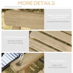 Outsunny-2 Seater Hanging Swing Bench - Wood -OUTSUNNY Store ApN7ae17dc1c12c72