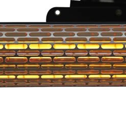 Outsunny Outdoor Wall Mount Electric Halogen Heater 1500W-Black -OUTSUNNY Store BAKd4d17edc657b0c