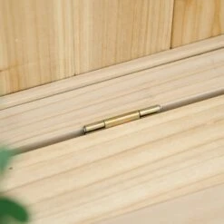 Outsunny Garden Bench - Natural -OUTSUNNY Store E4rdec17dc177f10d 09b4cce4 9681 4e65 aeac 9d5998a4929d