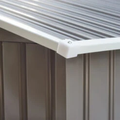 Outsunny Storage Shed In Galvanised Steel With Sliding Door 9ft X 6ft - Grey -OUTSUNNY Store FMN3d6188d39dfd56 jpg