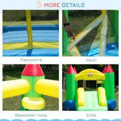 HOMCOM Bouncy Castle - Multi Colour 23 HOMCOM Bouncy Castle - Multi Colour -OUTSUNNY Store FOjb10180cb98978a jpg