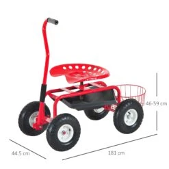 Outsunny Gardening Planting Rolling Cart Red 11 Outsunny Gardening Planting Rolling Cart Red -OUTSUNNY Store GdOa1217ee2cefb48 4606b28f c01d 4f0a 95f4 ef8cf69b1bf8