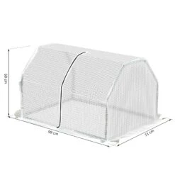 Outsunny 99x71x60cm Mini PVC Cover Steel Frame Greenhouse -OUTSUNNY Store IKua1217edc605c99