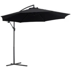 Outsunny Cantilever Banana Parasol 3m - Black 23 Outsunny Cantilever Banana Parasol 3m - Black -OUTSUNNY Store IjOdaa182a12c6128 jpg