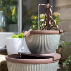 La Hacienda Irondale Pours Water Feature -OUTSUNNY Store Irondale Pours Water Feature 4959014 2