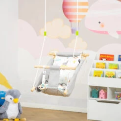 Outsunny Baby Swing Seat For Ages 6-36 Months - Grey 14 Outsunny Baby Swing Seat For Ages 6-36 Months - Grey -OUTSUNNY Store IsK90f17f8b47548d jpg