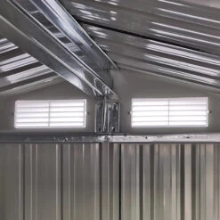 Outsunny Metal Storage Shed With Sliding Door 5ft X 4.3ft - Grey 18 Outsunny Metal Storage Shed With Sliding Door 5ft X 4.3ft - Grey -OUTSUNNY Store K4pd4d18025dd5172 jpg