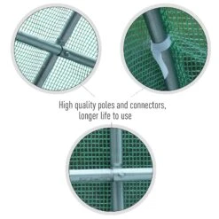 Outsunny Galvanised Steel Walk-in Greenhouse 6 X 3M Green 12 Outsunny Galvanised Steel Walk-in Greenhouse 6 X 3M Green -OUTSUNNY Store KJNce917dc40b25e9