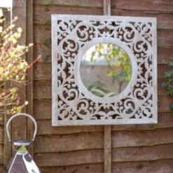 La Hacienda Mirror - Square Garden Mirror -OUTSUNNY Store La Hacienda Mirror Square Garden Mirror 4958475 1
