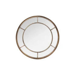 La Hacienda Mirror - Valencia Gold Round Mirror