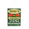 La Hacienda Wall Art - Dad's Bbq Embossed Metal Sign 30x40