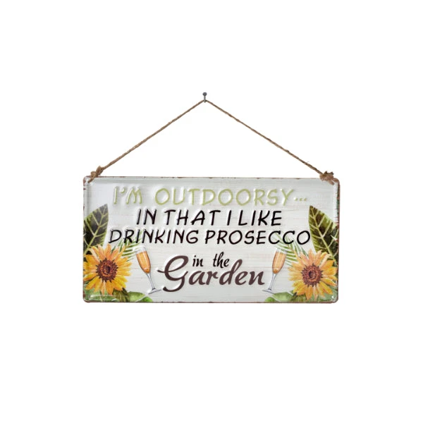 La Hacienda Wall Art - I'm Outdoorsy Metal Sign 1 La Hacienda Wall Art - I'm Outdoorsy Metal Sign