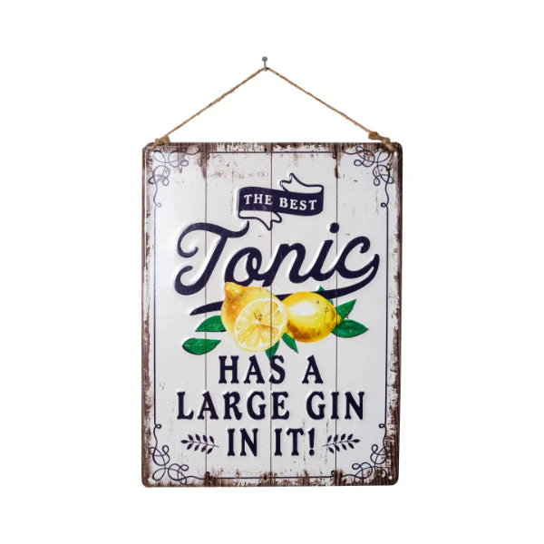 La Hacienda Wall Art - The Best Tonic Metal Sign 1 La Hacienda Wall Art - The Best Tonic Metal Sign