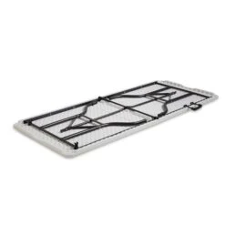 Silver & Stone Folding Camping Trestle Table 6ft 180 X 75 X 73cm - White -OUTSUNNY Store MicrosoftTeams image 685