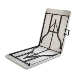Silver & Stone Folding Camping Trestle Table 6ft 180 X 75 X 73cm - White -OUTSUNNY Store MicrosoftTeams image 688
