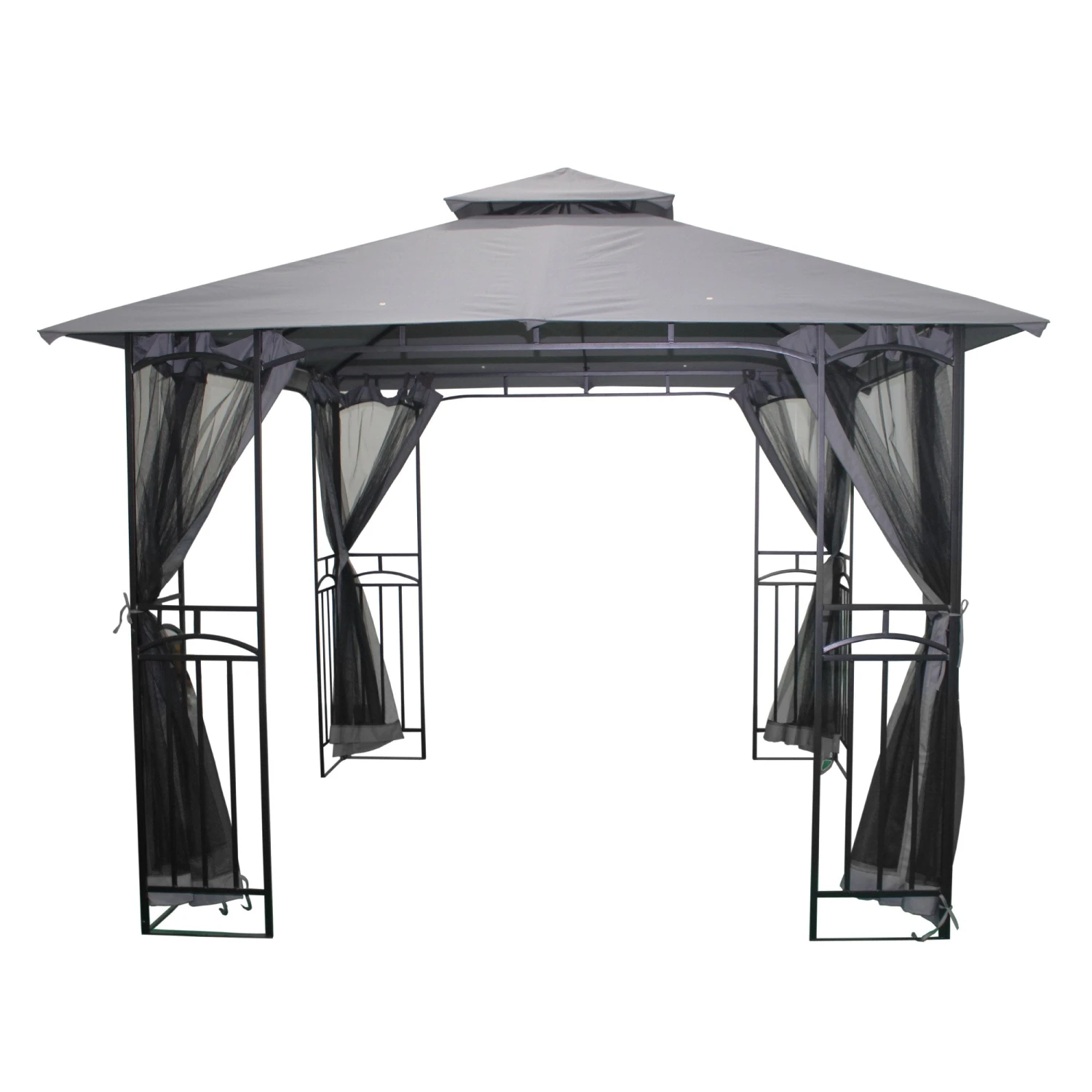 Silver & Stone Outdoor Winchester Premium Gazebo 3m X 3m - Grey 4 Silver & Stone Outdoor Winchester Premium Gazebo 3m X 3m - Grey - Image 4