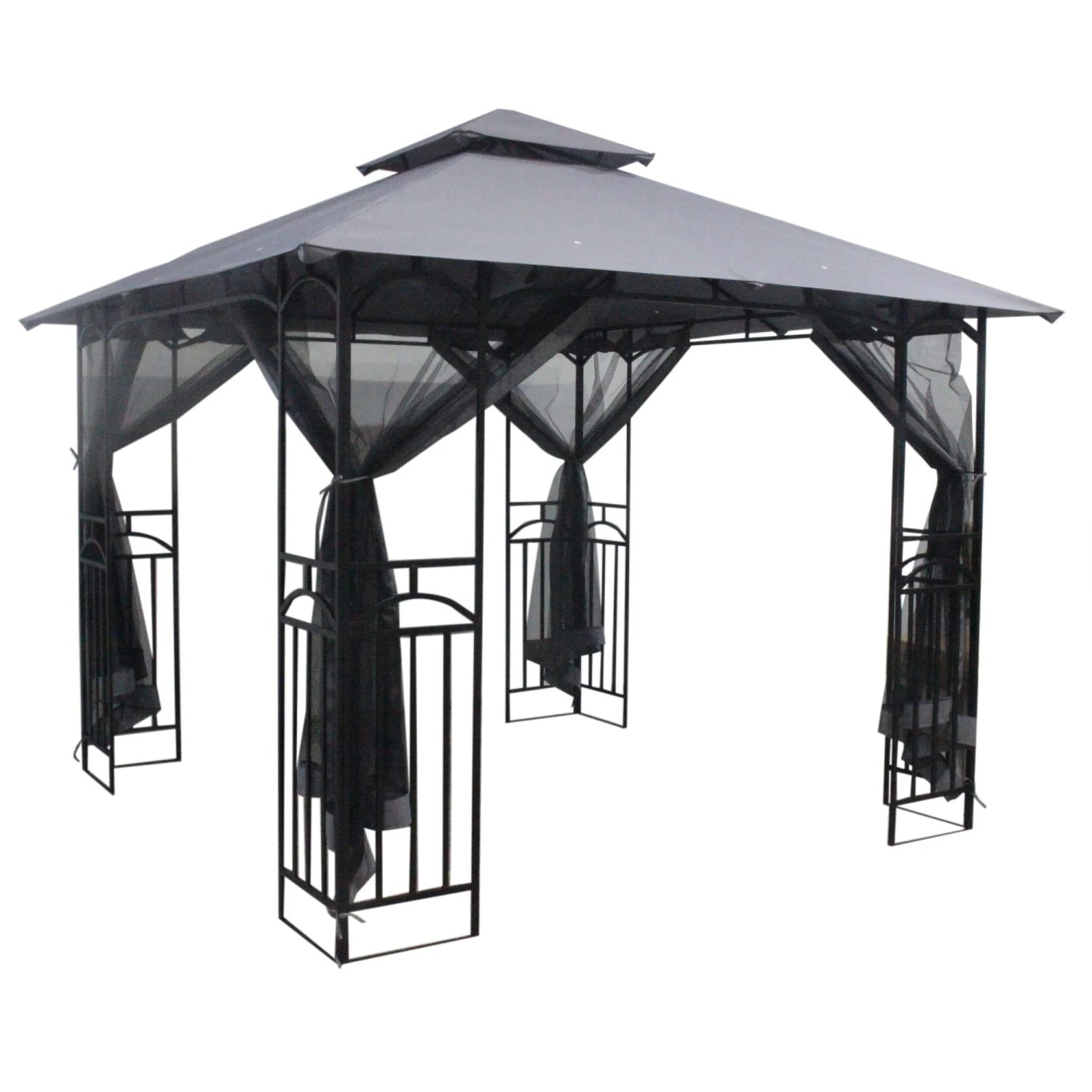 Silver & Stone Outdoor Winchester Premium Gazebo 3m X 3m - Grey 7 Silver & Stone Outdoor Winchester Premium Gazebo 3m X 3m - Grey - Image 7
