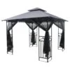 Silver & Stone Outdoor Winchester Premium Gazebo 3m X 3m - Grey