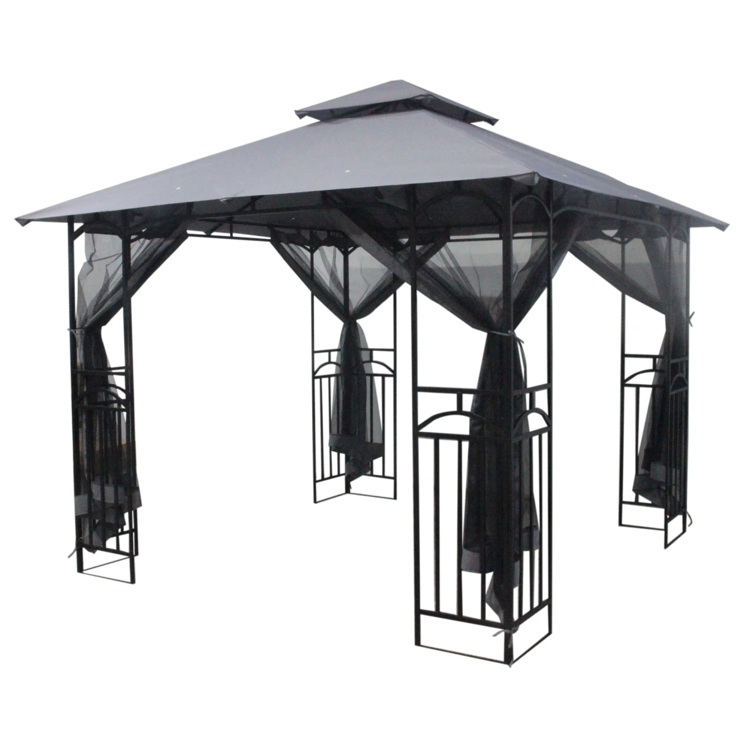 Silver & Stone Outdoor Winchester Premium Gazebo 3m X 3m - Grey 1 Silver & Stone Outdoor Winchester Premium Gazebo 3m X 3m - Grey