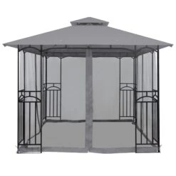 Silver & Stone Outdoor Winchester Premium Gazebo 3m X 3m - Grey 12 Silver & Stone Outdoor Winchester Premium Gazebo 3m X 3m - Grey -OUTSUNNY Store MicrosoftTeams image 823