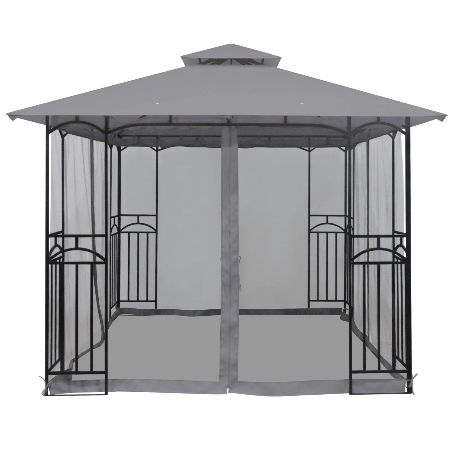 Silver & Stone Outdoor Winchester Premium Gazebo 3m X 3m - Grey 5 Silver & Stone Outdoor Winchester Premium Gazebo 3m X 3m - Grey - Image 5