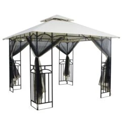 Silver & Stone Outdoor Winchester Premium Gazebo 3m X 3m - Beige