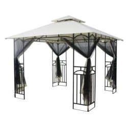 Silver & Stone Outdoor Winchester Premium Gazebo 3m X 3m - Beige 18 Silver & Stone Outdoor Winchester Premium Gazebo 3m X 3m - Beige -OUTSUNNY Store MicrosoftTeams image 829