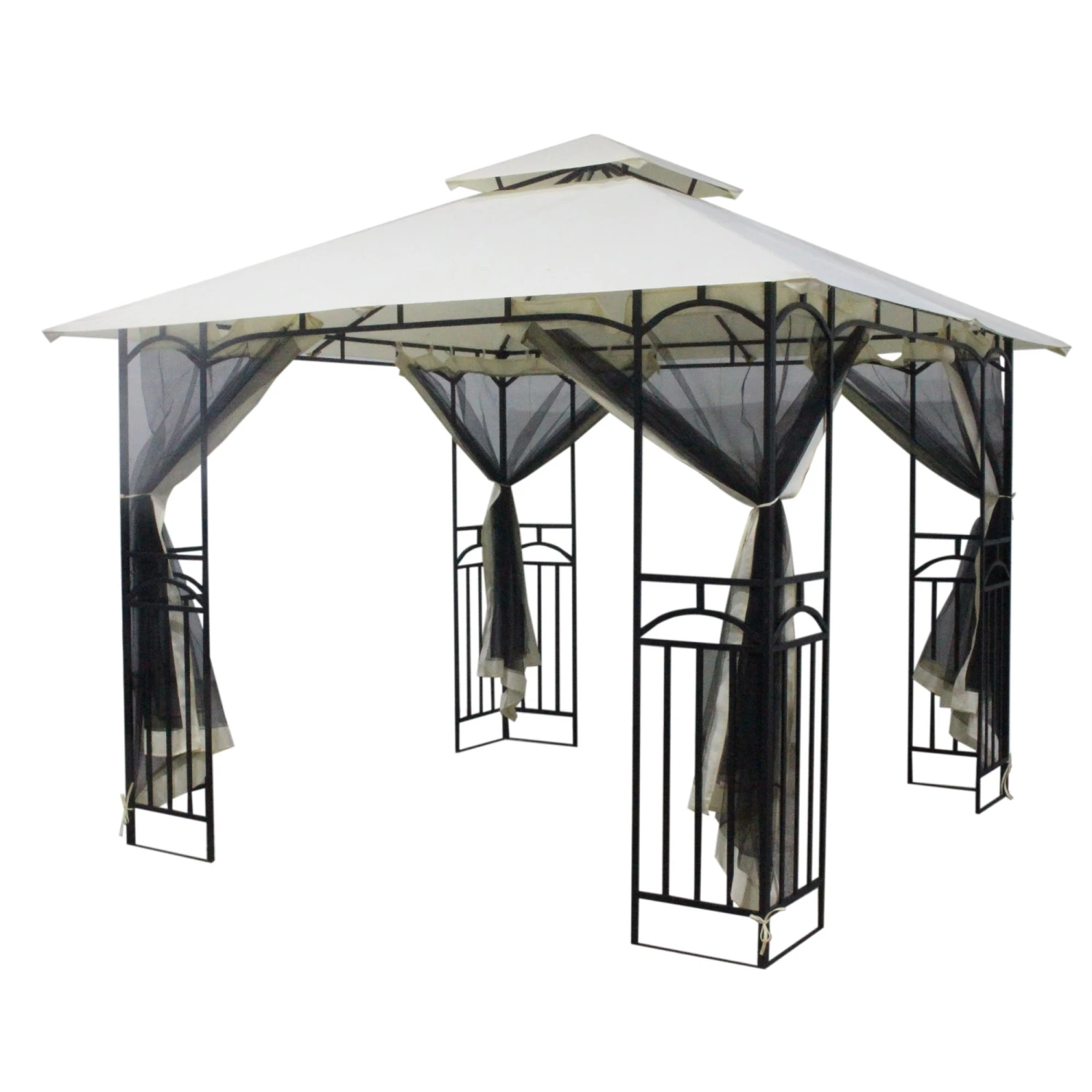 Silver & Stone Outdoor Winchester Premium Gazebo 3m X 3m - Beige 8 Silver & Stone Outdoor Winchester Premium Gazebo 3m X 3m - Beige - Image 8