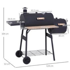 Outsunny Portable Charcoal BBQ Grill 13 Outsunny Portable Charcoal BBQ Grill -OUTSUNNY Store N35a12188fbaaeafe jpg