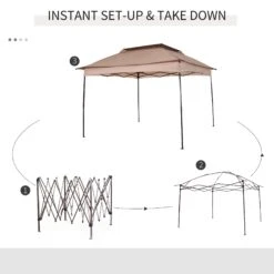 Outsunny 3 X 3(m) Pop Up Gazebo With Netting And Carry Bag, Party Tent Event Shelter For Garden, Patio - Khaki 12 Outsunny 3 X 3(m) Pop Up Gazebo With Netting And Carry Bag, Party Tent Event Shelter For Garden, Patio - Khaki -OUTSUNNY Store OSA56d17e906693ed ab8be2c2 053c 44d2 bd7b 4e7b78e7210c