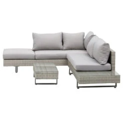 Outsunny Rattan Wicker Corner Sofa Set - Light Grey -OUTSUNNY Store OrZdaa1821a238d99 jpg