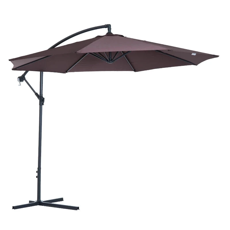 OUTSUNNY Oasis Patio Offset Umbrella 1 OUTSUNNY Oasis Patio Offset Umbrella