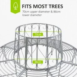 Outsunny Garden Tree Bench Seat - Silver 12 Outsunny Garden Tree Bench Seat - Silver -OUTSUNNY Store QWCa8317dc2660028 1027533d bdb0 443d 9cf5 b06c41faff50