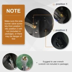 Outsunny 4+1 Gas Burner Grill BBQ Trolley Backyard Garden Smoker Side Burner Barbecue W/ Storage Side Table Wheels -OUTSUNNY Store Qfv29717dc12eb0cc 816a0f2e 0222 4c01 915e cd6ef185a592