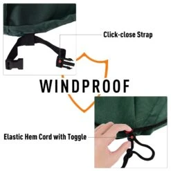 Outsunny Furniture Cover- Green -OUTSUNNY Store RFO67117dc442135f