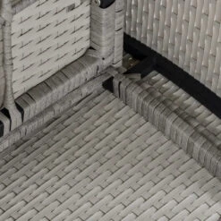 Outsunny Rattan Sofa Set With Footstools - Grey -OUTSUNNY Store RPTfc91818b379346 jpg