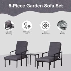 Outsunny Lounge Chair Set - 12 Outsunny Lounge Chair Set - -OUTSUNNY Store RXda0917edc653244 89ecad1c 5d19 4161 b55c 18168a928444