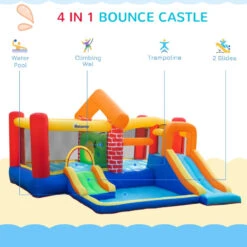 Outsunny Bouncy Castle With Pool And Slides - Extra Large 13 Outsunny Bouncy Castle With Pool And Slides - Extra Large -OUTSUNNY Store SKha0917f0101398c jpg
