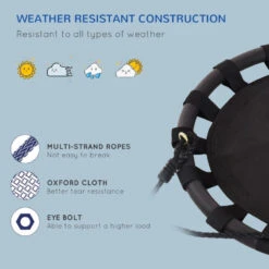 HOMCOM Children's Swing - Black 13 HOMCOM Children's Swing - Black -OUTSUNNY Store Sne88c1803b8108c8 jpg