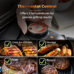 Tower Cerasure Electric BBQ Grill XL -OUTSUNNY Store T14039BLK 04