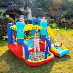 Outsunny Bouncy Castle With Slide And Pool -OUTSUNNY Store T1o6ff17f01013923 jpg