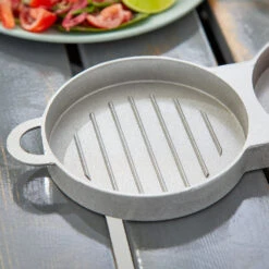 Tower BBQ Double Burger Press With Wood -OUTSUNNY Store T932010 03