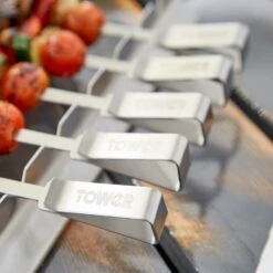 Tower BBQ Skewer Set With Stand 6 Piece -OUTSUNNY Store T932013 03