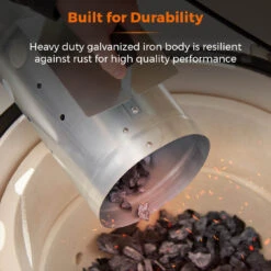 Tower BBQ Charcoal Starter Pan 13 Tower BBQ Charcoal Starter Pan -OUTSUNNY Store T932020 05