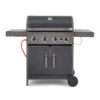 Tower Stealth 4000 Four Burner BBQ W/ Side Burner - Black