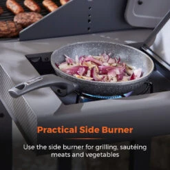 Tower Stealth 4000 Four Burner BBQ W/ Side Burner - Black 21 Tower Stealth 4000 Four Burner BBQ W/ Side Burner - Black -OUTSUNNY Store T978502 05