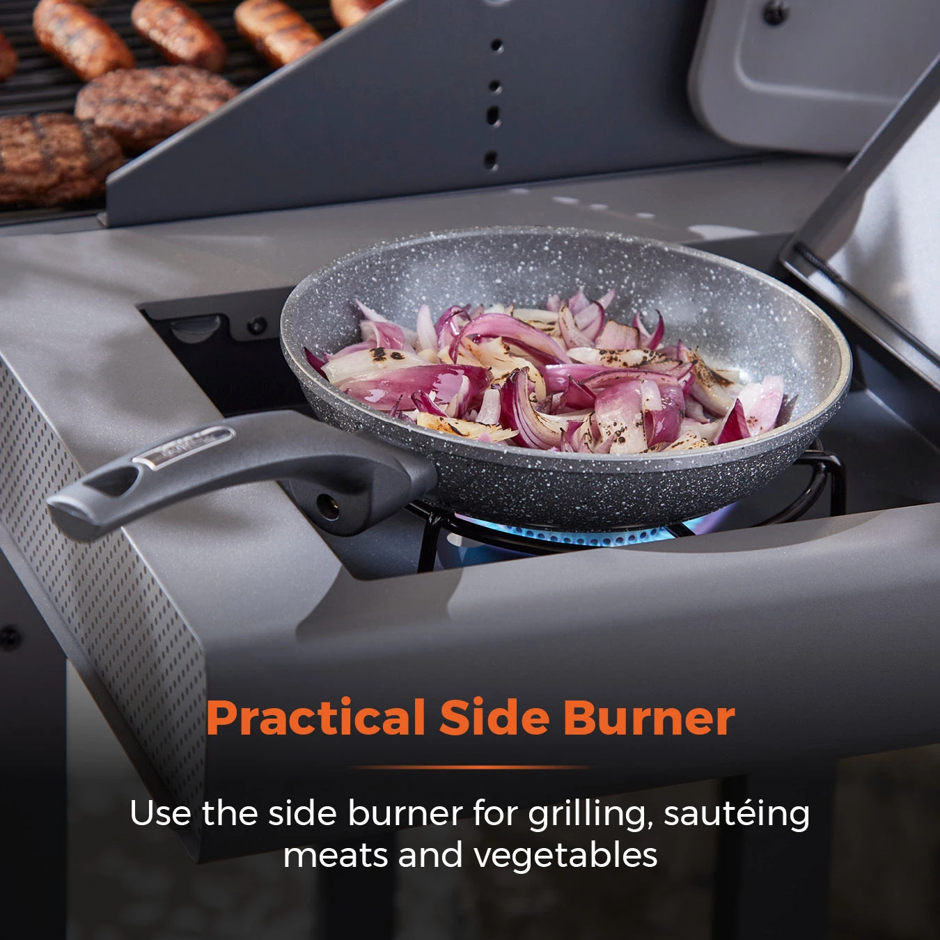 Tower Stealth 4000 Four Burner BBQ W/ Side Burner - Black 6 Tower Stealth 4000 Four Burner BBQ W/ Side Burner - Black - Image 6