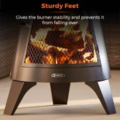 Tower Apollo Log Burner - Black 16 Tower Apollo Log Burner - Black -OUTSUNNY Store T978508 04